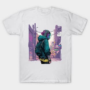 Japanese Street Cyberpunk Tokyo Streetwear2 T-Shirt